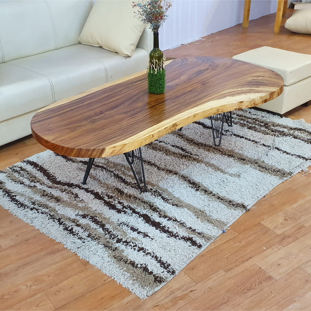 BG06; The Wooden Table ; Rustic Table ; Coffee Table; Saman wood Table