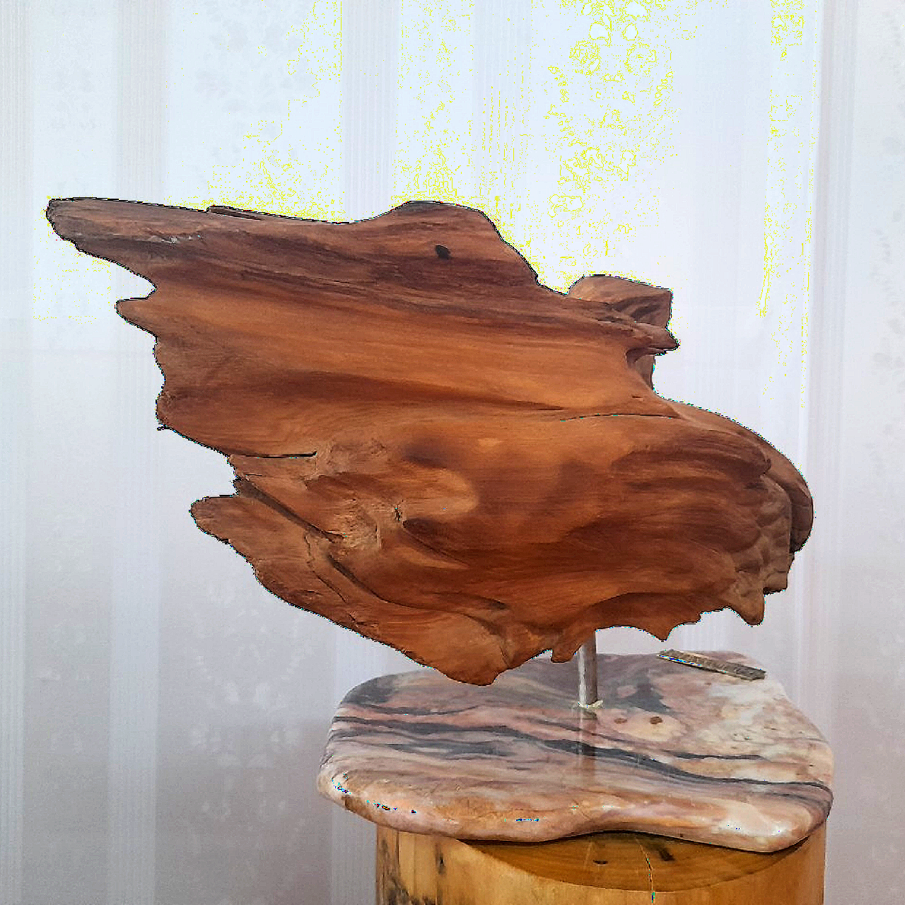 GTT09-Driftwood sculpture statues , gift , home decor