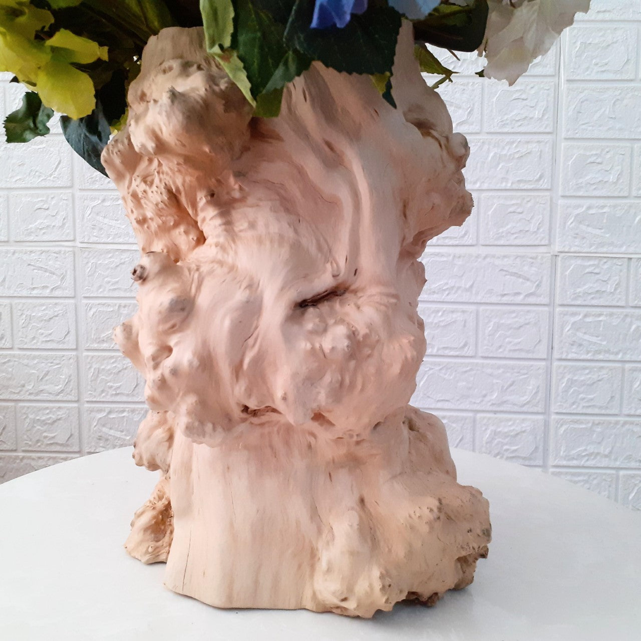 The Art Flower Vase , gifts for sisiter , home decor , unique gift , handmade gift
